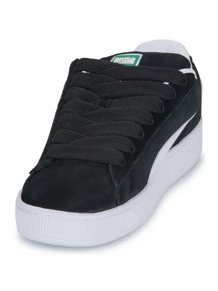 Pantofi Puma din piele de căprioară negru