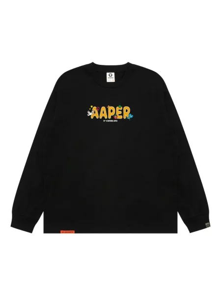 Tricou Aape By A Bathing Ape lung negru