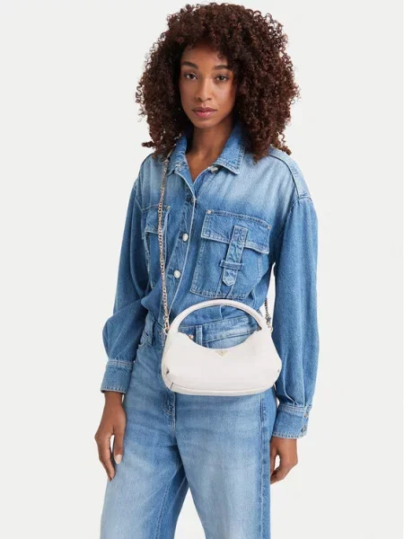 Guess Táska Gilda Mini Krém fehér