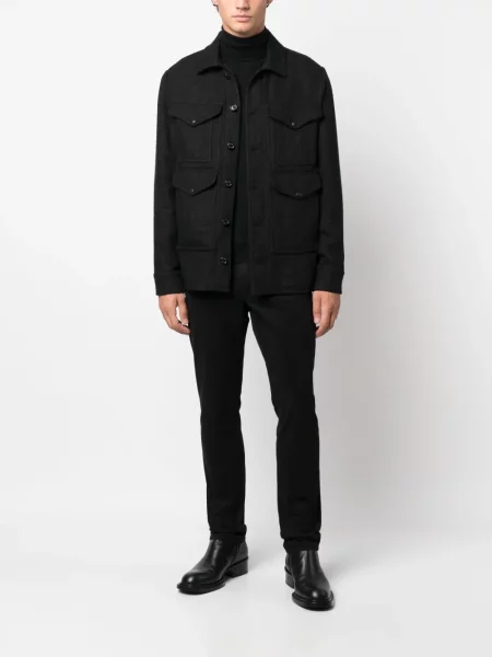 Kašmyro megztinis Ralph Lauren Purple Label juoda