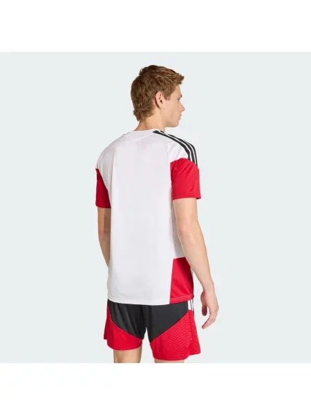 Tělocvična tričko Adidas Performance jersey bílé