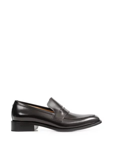 Pantofi loafer Fendi din piele maro