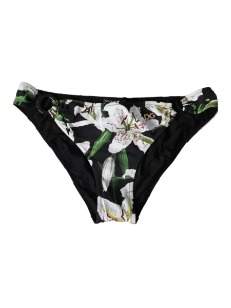 Wielobarwność bikini Dolce And Gabbana z nadrukiem czarne