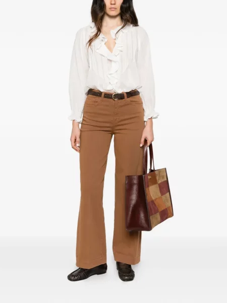Pantaloni Bonheur maro
