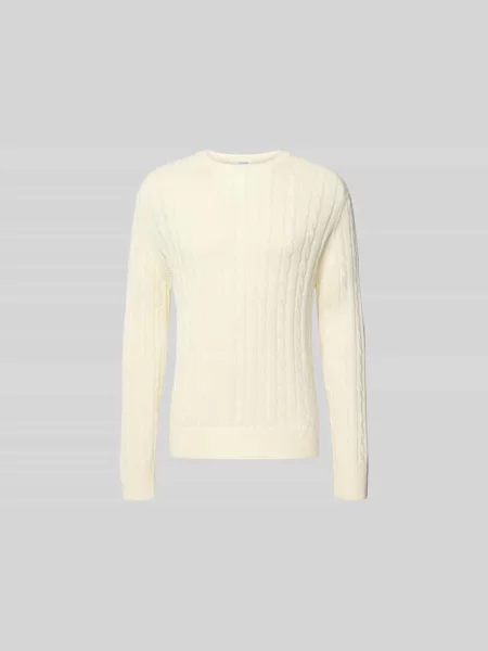 Sweter w dzianinowej optyce krój slim fit Filippa K