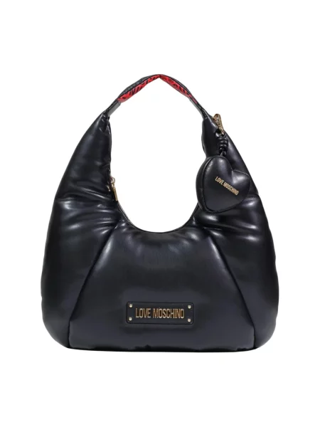 Torebka Love Moschino z nadrukiem czarna