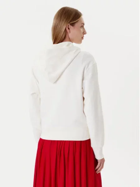 Tommy Hilfiger Majica dugih rukava Script Écru bijela