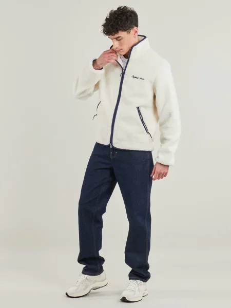 Prijelazna jakna Jack & Jones od flisa bež