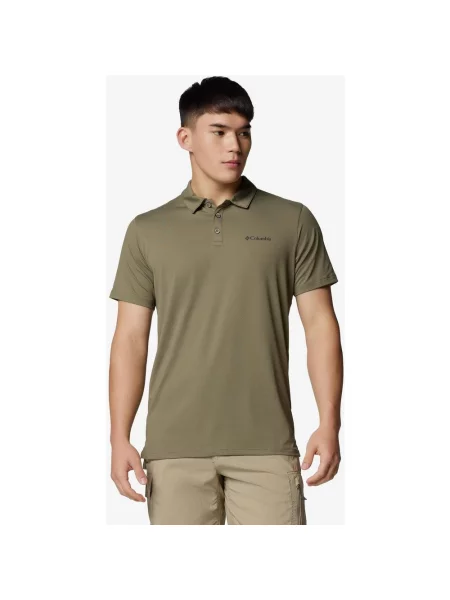 Koszulka polo Columbia Tech Trail Utility oliwkowa S zielona