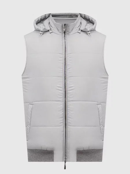 Стьобаний жилет Doriani Cashmere сірий