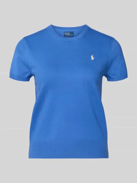 Koszulka polo Polo Ralph Lauren z krótkim rękawem niebieska