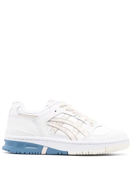 Sneakerși Asics din piele alb