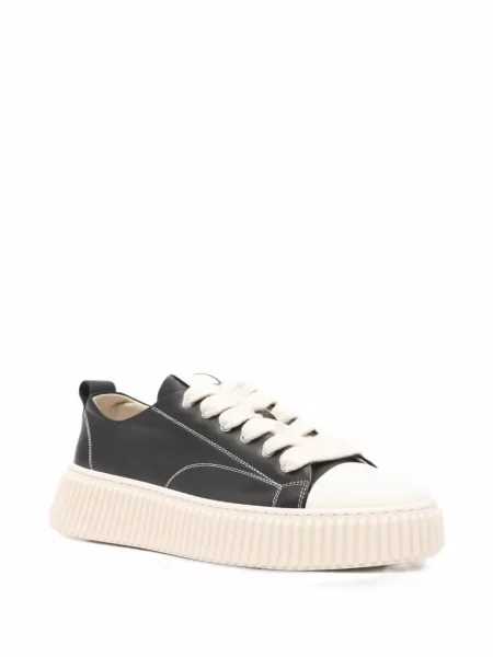 Sneakerși Rhun din piele negru