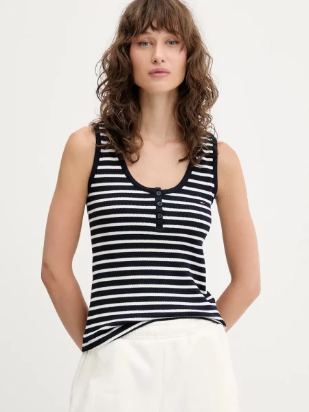 Топ Tommy Jeans сиво