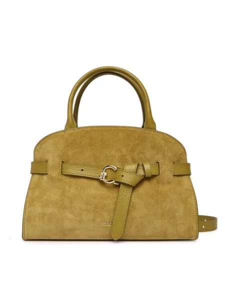 Coccinelle Ročna torba TLB Coccinellesabine Suede Bi E1 TLB 18 02 01 zelena