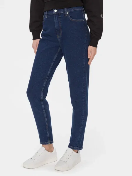 Calvin Klein Jeans Farmer Mom Jean Mom Fit sötétkék