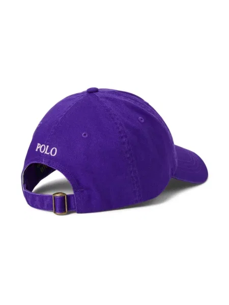 Czapka Polo Ralph Lauren w kratkę teddy prążkowana różowa