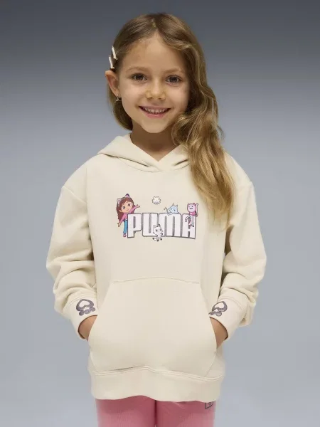 Дитяче Худі PUMA PUMA X GABBY'S DOLLHOUSE RELAX бавовна/поліестер бежевий