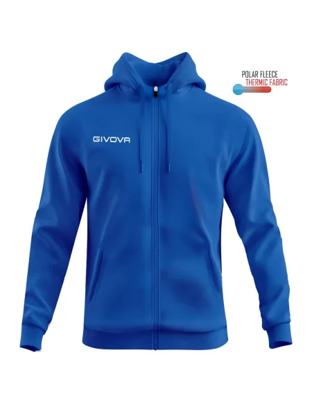 GIVOVA bluza sportowa z kapturem S niebieska