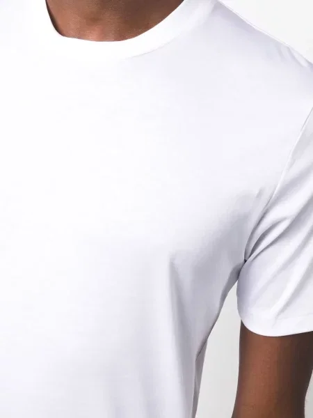 Тениска Zimmerli с кръгло деколте бяло