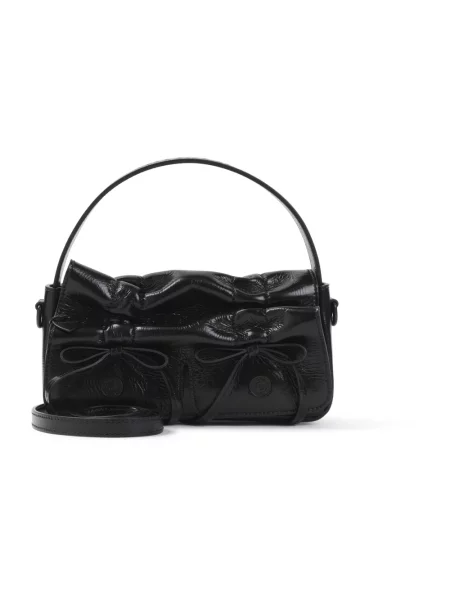 Torebka crossbody Acne Studios skórzana czarna