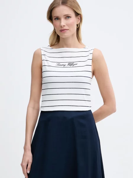 Top Tommy Hilfiger bílý