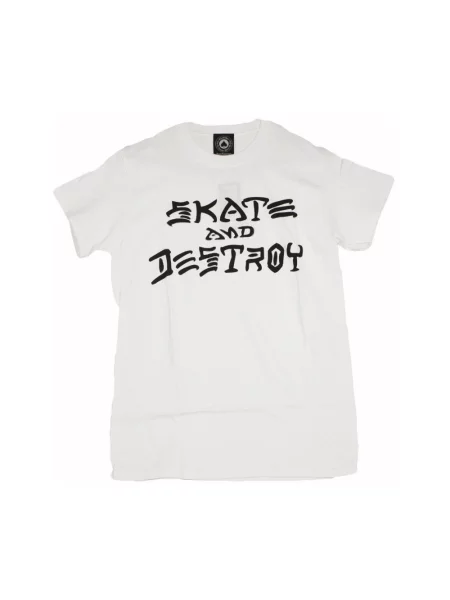 T-shirt Thrasher Skate And Destroy T-Shirt White M biała