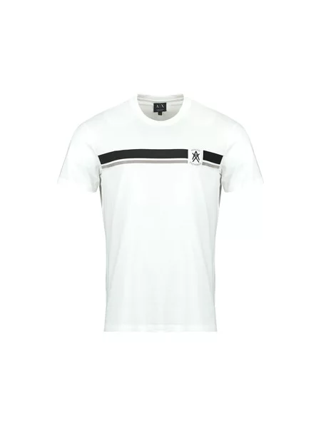 Majica Armani Exchange s kratkimi rokavi bela