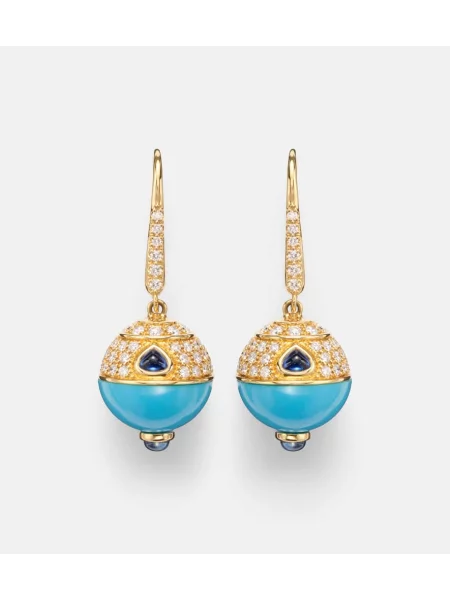 Safir uhani Marina B zlata