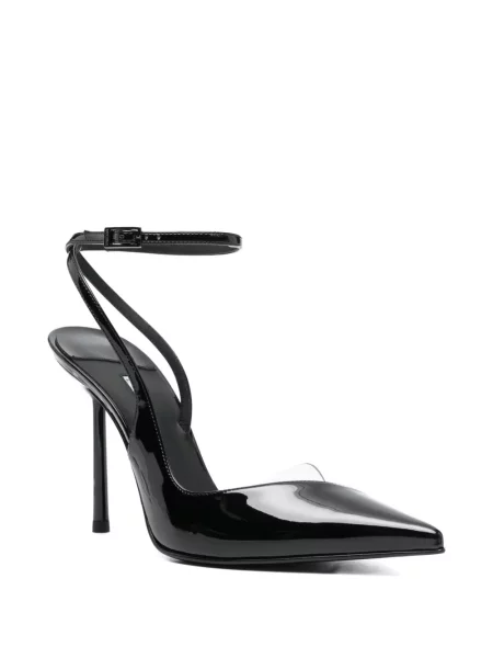 Cropp pantofi cu toc Le Silla cu bretele negru