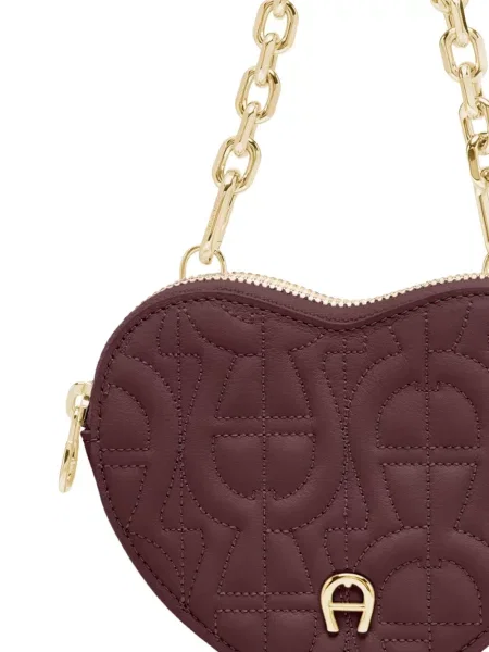 Чанта Aigner със сърца червено