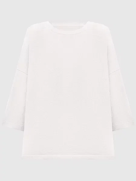 Шерстяной топ Allude белый