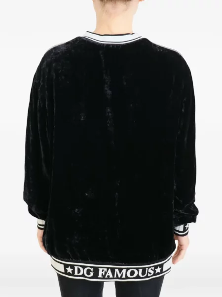 Pulover Dolce & Gabbana cu autograf negru