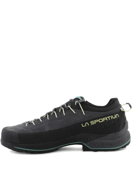 Sneakerși La Sportiva cu șireturi din piele de căprioară gri