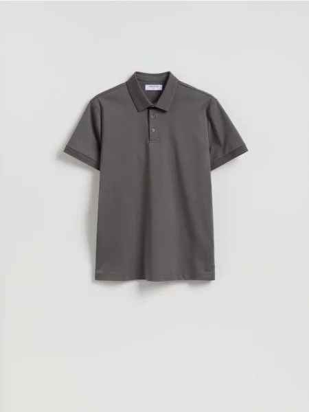 Поло Reserved серое