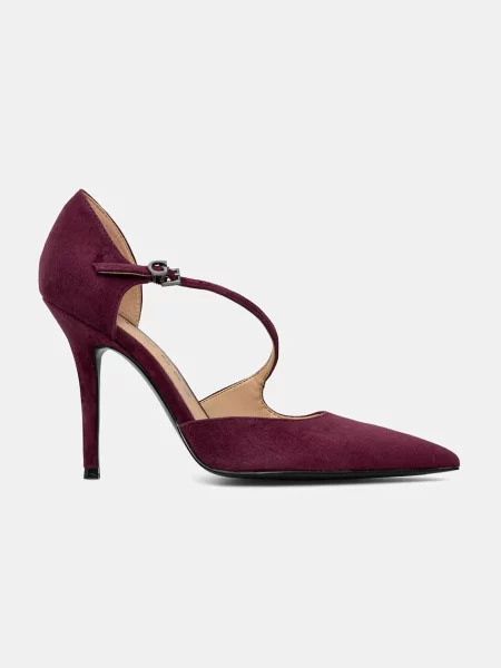Pantofi Guess din piele cu toc stiletto