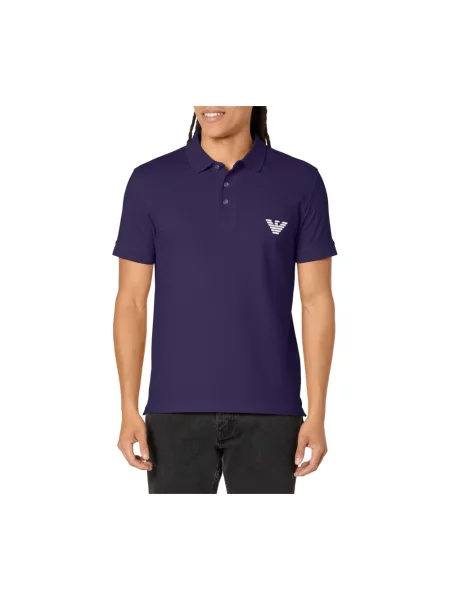 Koszulka polo Emporio Armani niebieska