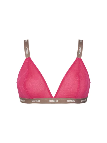 HUGO Bralette melltartó rózsaszín