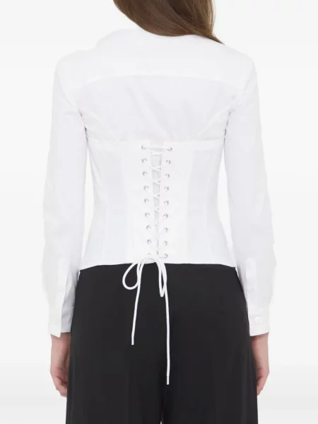 Fűzős csipkés ing Balenciaga fehér