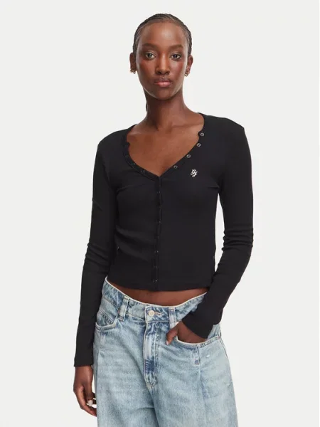 Guess Jeans Palaidinė juoda