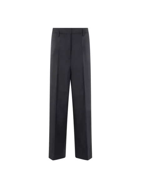 Talia spodnie Birgitte Herskind z niską talią wełniane czarne