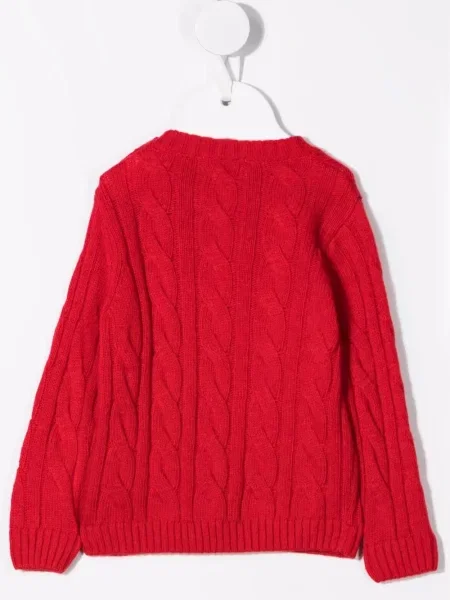 Sweter dziecięcy Siola czerwony