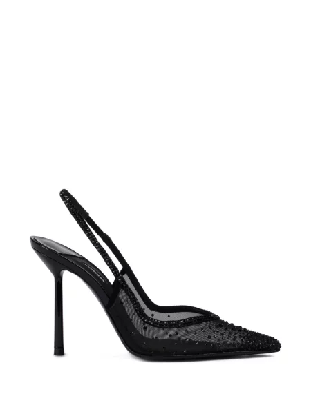 Pantofi cu toc Le Silla slingback alb