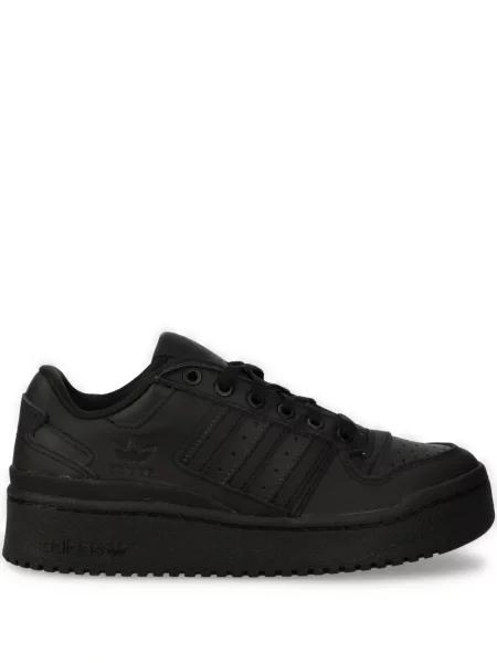 Sneakerși Adidas Superstar cu dungi cu glugă cu blană alb