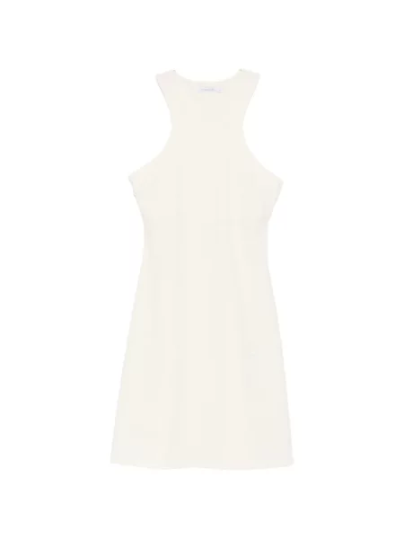 Sukienka mini Patrizia Pepe bez rękawów z okrągłym dekoltem