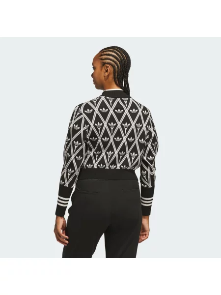 Svetr Originals Trefoil Turtleneck černý