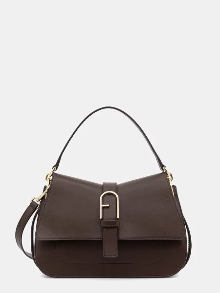 Furla crossbody kabelka dámska kožená hnedá