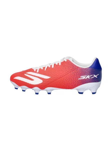 SKECHERS Ghete de fotbal CLUB albastru gențiană / roșu orange alb