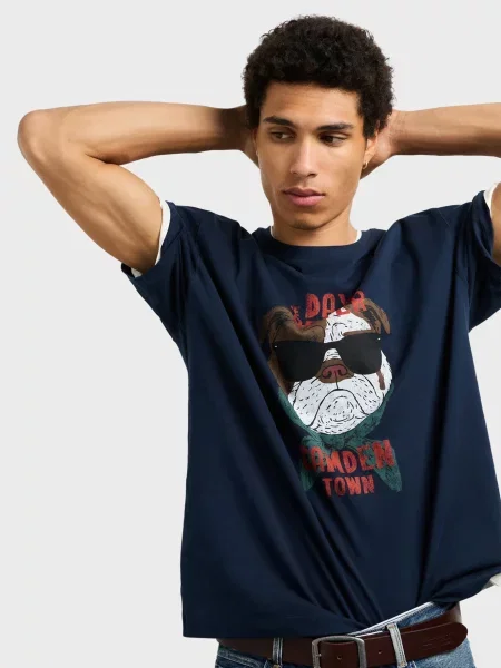 Футболка Pepe Jeans синяя