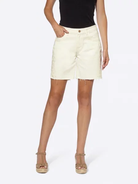 Heine Pantaloni ecru